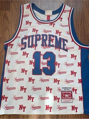 Supreme | Shirts | Supreme X Nike Basketball Jersey Ss 4 Sz Xl
